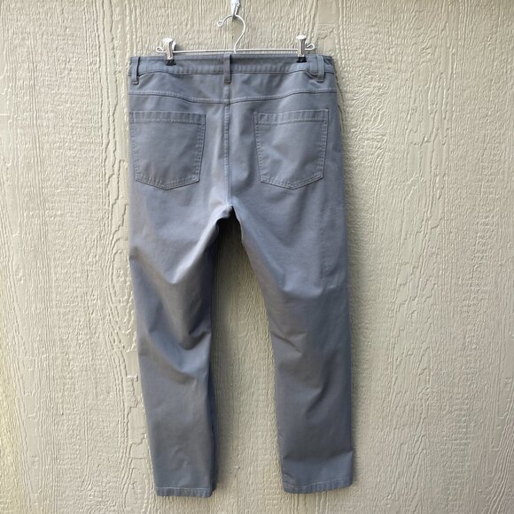 BYLT Premium Basics Everyday Pants Men's Size 36x31 Gray Performance Stretch - Picture 2 of 9
